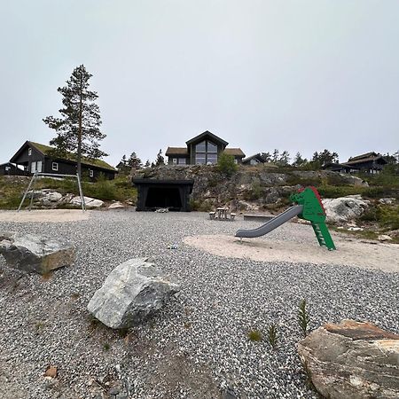 Modern Northern Lights Cabin Drangedal Екстер'єр фото