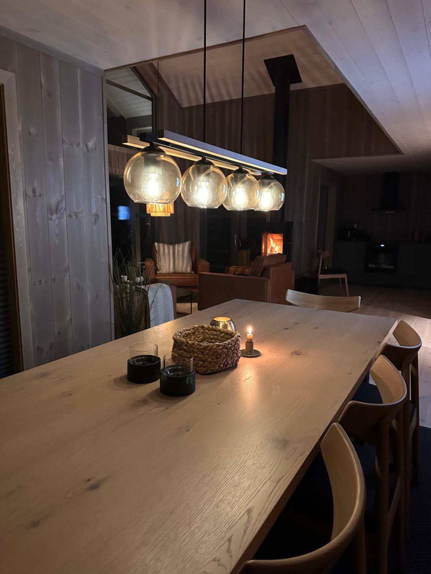 Modern Northern Lights Cabin Drangedal Екстер'єр фото