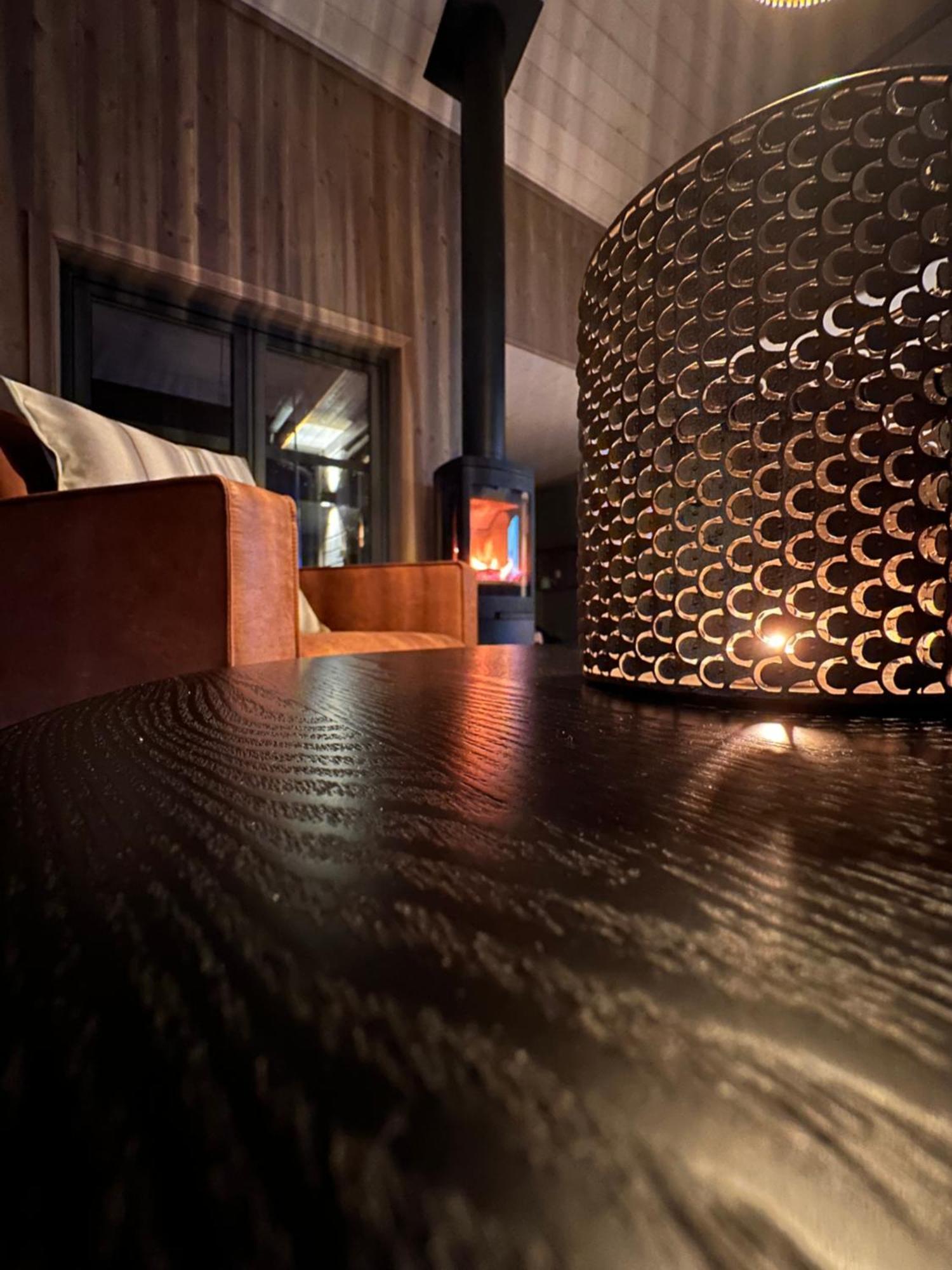 Modern Northern Lights Cabin Drangedal Екстер'єр фото