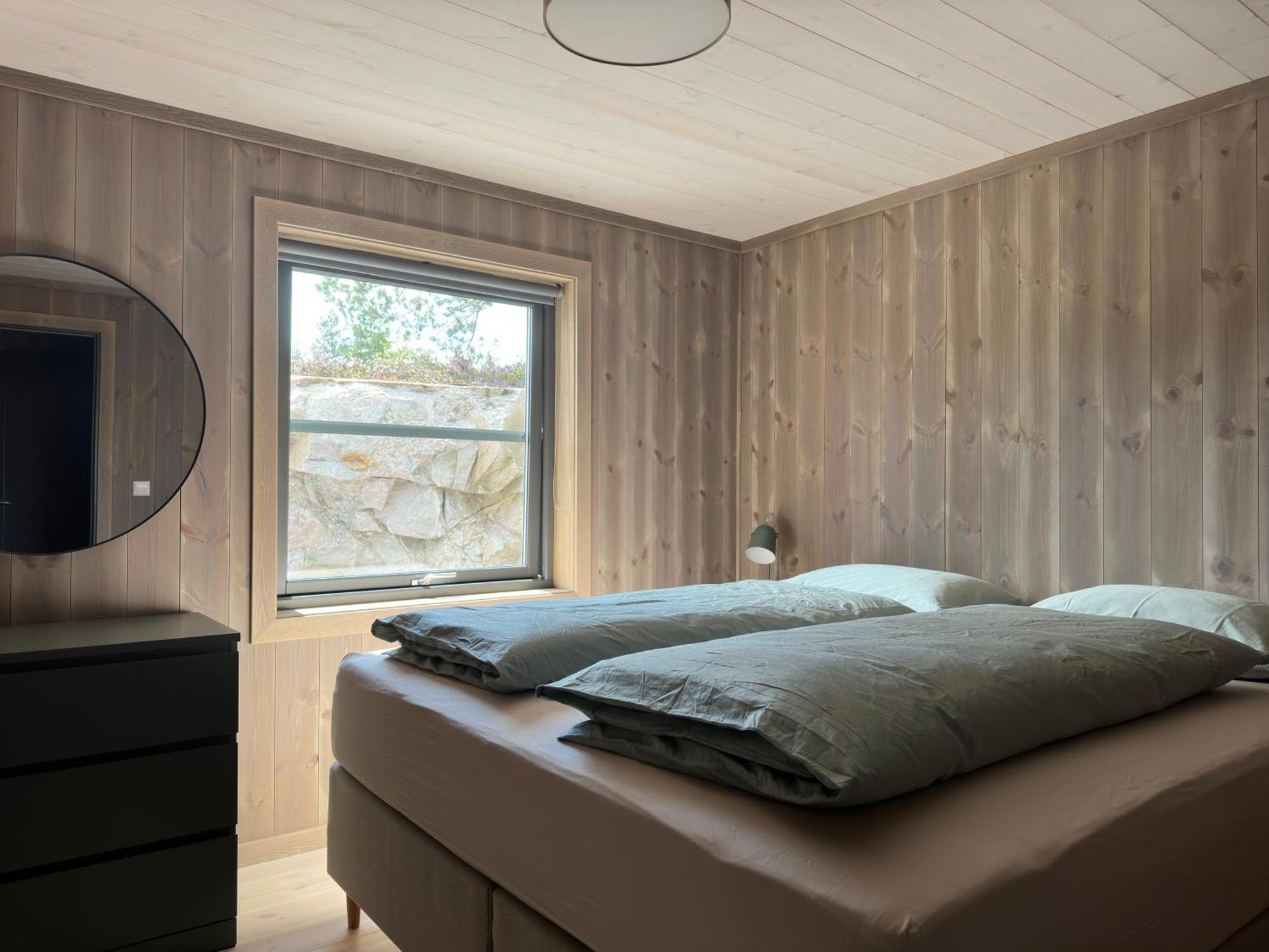 Modern Northern Lights Cabin Drangedal Екстер'єр фото