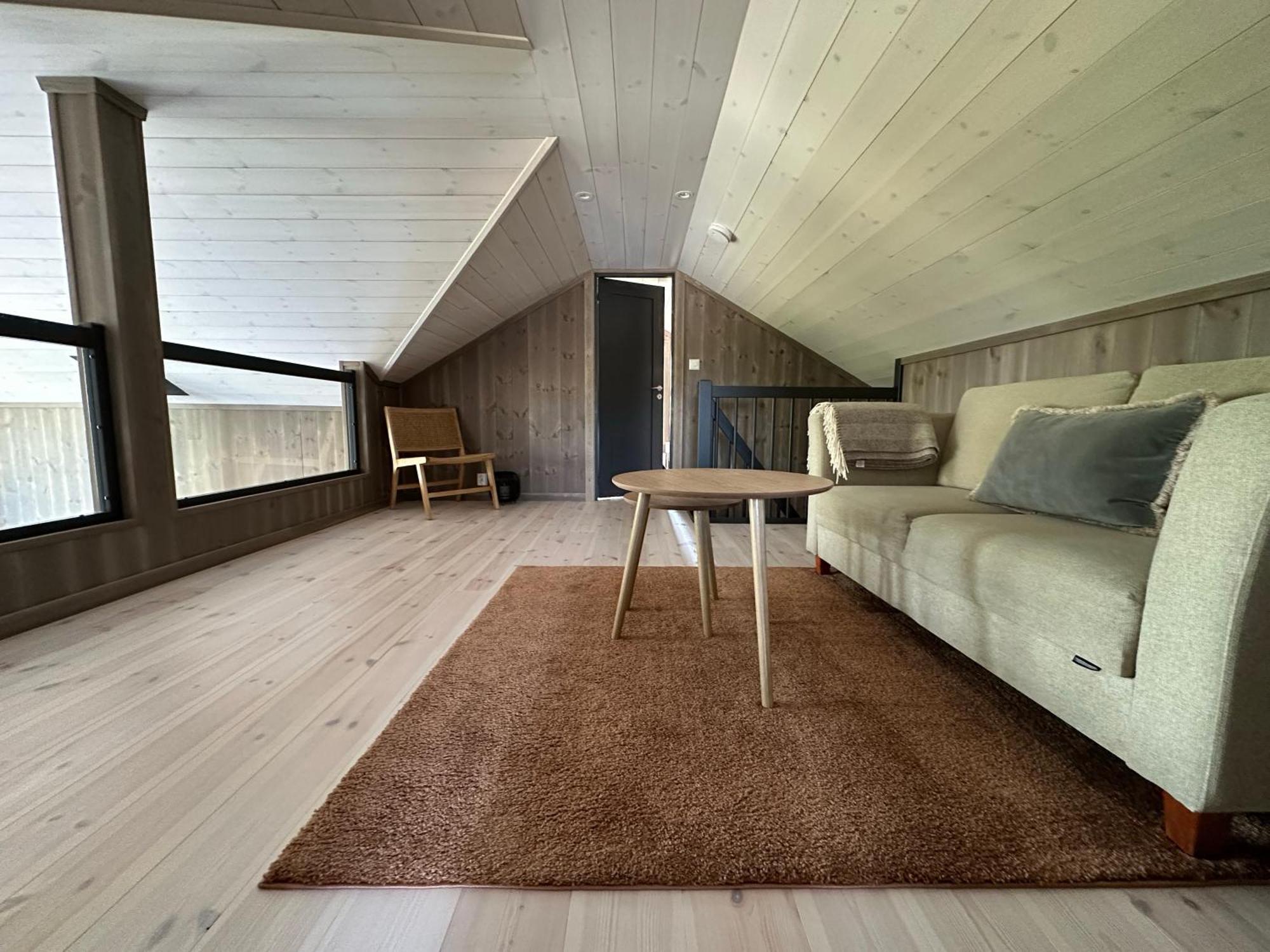 Modern Northern Lights Cabin Drangedal Екстер'єр фото